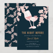 Black Pearl Kleur Champagne repetitie diner Kaart (Voorkant / Achterkant)