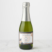 Black Pearl Watusi Tacao Mini Mousserende Wijn Lab Sparkling Wijnetiket (Voorkant)