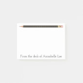 Black Pencil One Post-it® Notes (Voorkant)