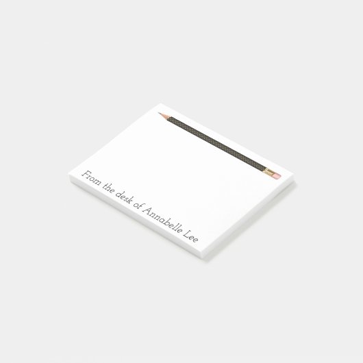 Black Pencil One Post-it® Notes (Schuin)