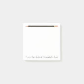 Black Pencil One Post-it® Notes (Voorkant)