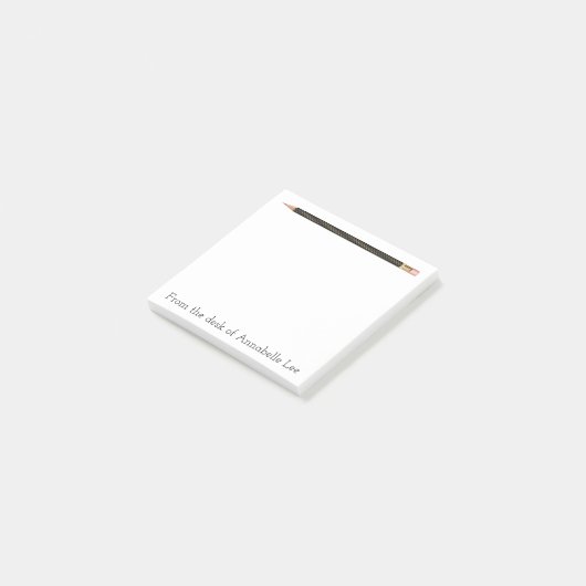 Black Pencil One Post-it® Notes (Schuin)