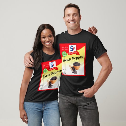 Black Pepper Condiment Costume Holiday Sce Group C T-shirt (Unisex)