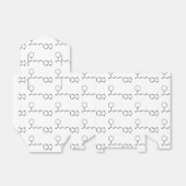 Black Pepper Piperine Molecular Chemical Formule Bedankdoosjes (Uitgevouwen)