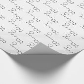 Black Pepper Piperine Molecular Chemical Formule Cadeaupapier (Hoek)