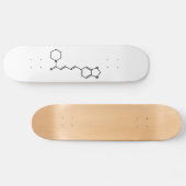 Black Pepper Piperine Molecular Chemical Formule Persoonlijk Skateboard (Horizontaal)