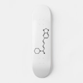 Black Pepper Piperine Molecular Chemical Formule Persoonlijk Skateboard (Voorkant)