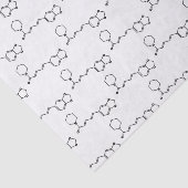 Black Pepper Piperine Molecular Chemical Formule Tissuepapier (Detail)