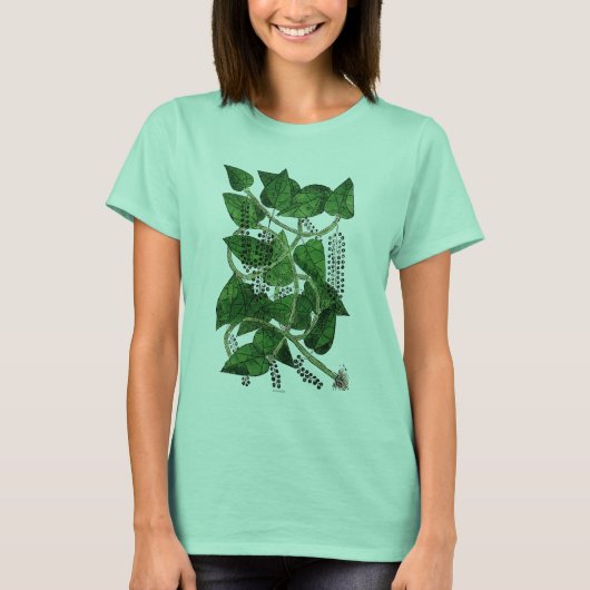 Black Pepper Plant, 1578 T-shirt (Voorkant)