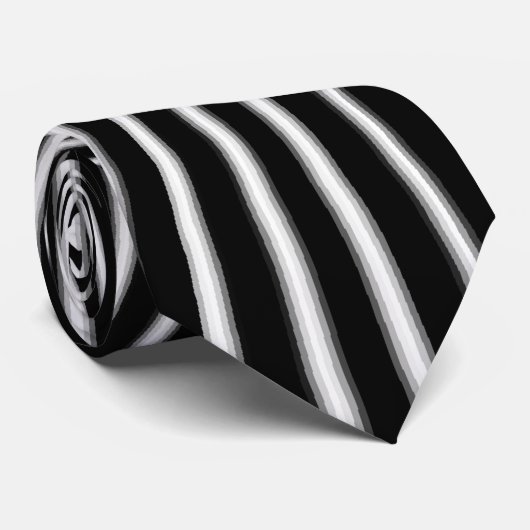 "Black Perplexity"-Stropdas Stropdas (Opgerold)
