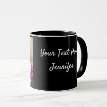 Black personaliseer FOTO-TEMPLATE Gift Coffee