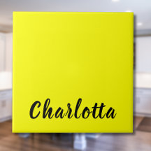 Black Personalize Name | Neon gele kleur