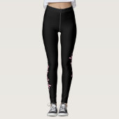Black Personalized Leggings Spread Kindness (Voorkant)