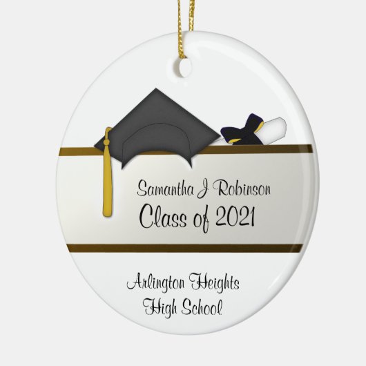 Black Pet Afstuderen Ornament (Links)