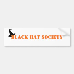 Black Pet Society Halloween Bumpersticker