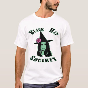 Black Pet Society Halloween Witch T-shirt