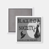 Black Pet Society Magnet (Voorkant / Achterkant)