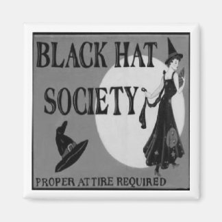 Black Pet Society Magnet