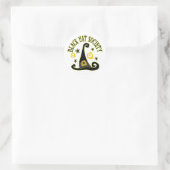 Black Pet Society Stickers / Envelope Seals (Tas)