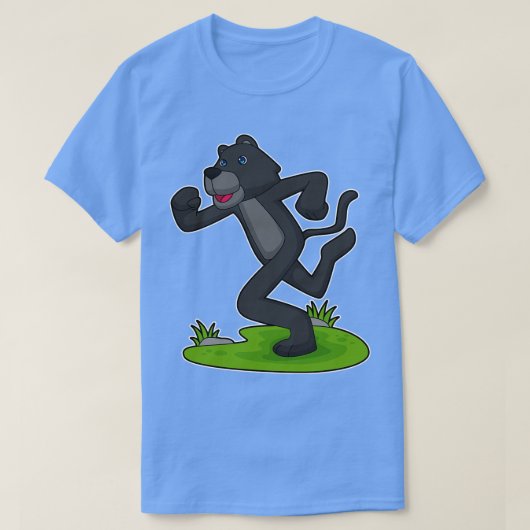 Black Phanter Running Fitness T-shirt (Design voorkant)
