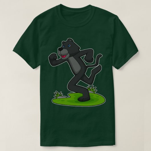 Black Phanter Running Fitness T-shirt (Design voorkant)