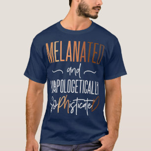 Black PhD Candidate Afstuderen Melanated Afstudeer T-shirt