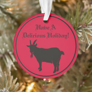 Black Phillip Folk Horror Ornament
