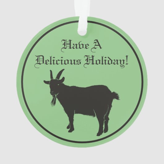 Black Phillip Folk Horror Ornament (achterkant)