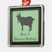 Black Phillip Goat Horror Metalen Ornament (Links)