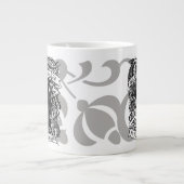 Black Phillip "Live Delicily" pen en inkt Grote Koffiekop (Voorkant)