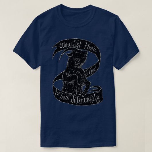 Black Phillip T-shirt (Design voorkant)