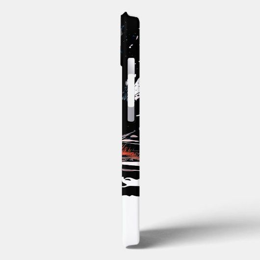 BLack Phone Truck, Trucker gift, Wheels Splash Art Case-Mate iPhone Case (Achterkant / Links)