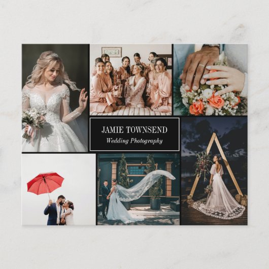 Black Photo Collage Professional-fotograaf Flyer (Voorkant)