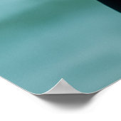 Black photo modern Graduation Party welcome Poster (Hoek)