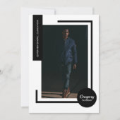 Black Photo Modern Photo Afstuderen (Voorkant)