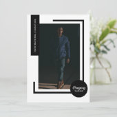 Black Photo Modern Photo Afstuderen (Staand voorkant)