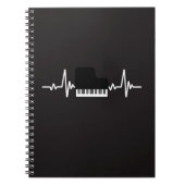 Black Pianist Gifts Piano Player Music Musicians Notitieboek (Voorkant)