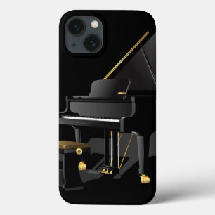 Black Piano iPhone 13 Hoesje