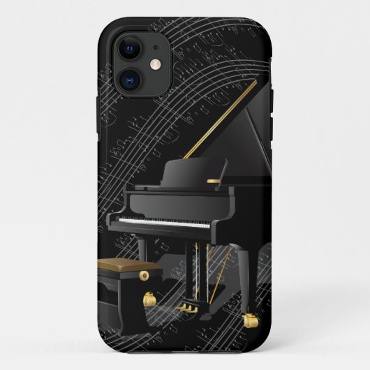 Black Piano iPhone-draagtas Case-Mate iPhone Case (Achterkant)