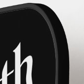 Black Pickleball Paddle – Groei begint (Links Detail)