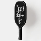 Black Pickleball Paddle – Groei begint (Links)