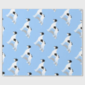 Black Piebald Great Dane Cadeaupapier (Vlak)