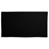 Black Pillow Hoesje Paar, King Size Kussensloop (Voorkant-Links)
