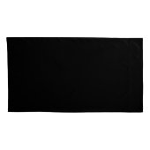 Black Pillow Hoesje Paar, King Size Kussensloop (Achterkant-Rechts)