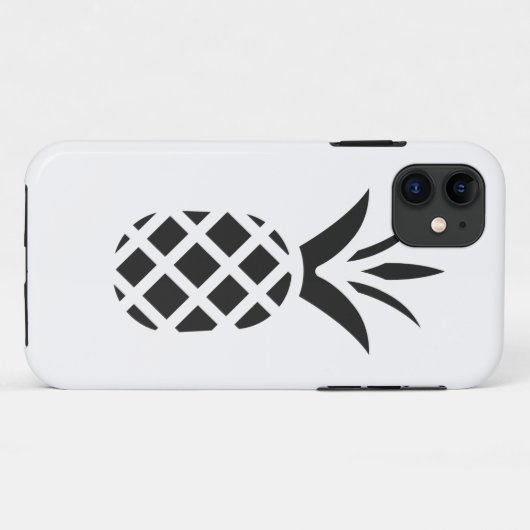 Black Pine Apple Case-Mate iPhone Case (Achterkant (horizontaal))