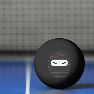 Black Ping Pong Ninja Balls Pingpongbal