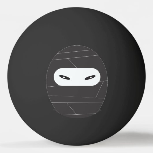 Black Ping Pong Ninja Balls Pingpongbal (Voorkant)