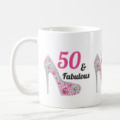 Black Pink 50 en Fabulous Birthday Party Koffiemok