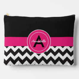 Black Pink Chevron Etui