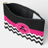 Black Pink Chevron Etui (Open)